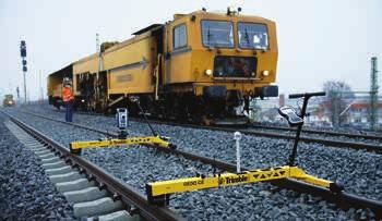 TRIMBLE SYSTEMS FOR RAILWAY TAMPING MEASUREMENTS TAMPING IS ESSENTIAL FOR RAILWAY MAINTENANCE TO ENSURE TRACK QUALITY AND STABLE BALLAST.