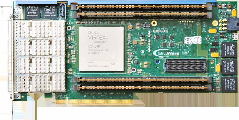 FPGA PLATFORMS Board Platforms Custom Solutions Technology Partners Integrated Platforms XUPP3R Xilinx UltraScale+ 3/4-Length PCIe Board with Quad QSFP and 512 GBytes DDR4 Xilinx Virtex UltraScale+