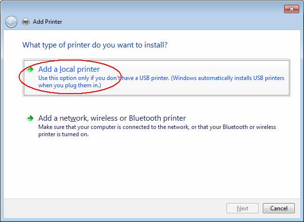 click Add a printer. 2.