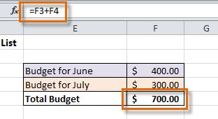 Insert the cursor in the formula bar and edit the formula as desired. You can also double-click the cell to view and edit the formula directly from the cell. 3.