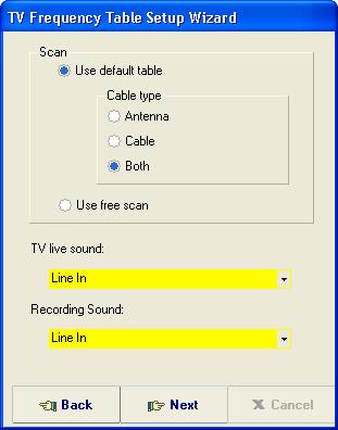 1 System setting and channel scan When executing ATVR at first time, TV Setup Wizard will help you to set your TV configurations step-by- step. 1.