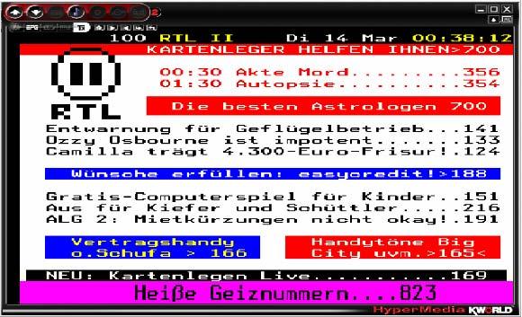 3.10 Teletext When watching the STVR, you can execute the Teletext function to get a lot of information.