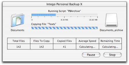 Chapter 5 - Using Intego Personal Backup X The resulting file is named after the source folder or volume, and ends with the.dmg extension.