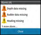 20 Alarms Alarm system The system continuously checks for dangerous situations and system faults while the system is running. When an alarm situation occurs, an alarm message pops up on the screen.