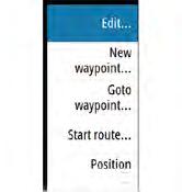 Position the cursor at the selected destination on the panel, and then select the Goto Cursor option in the menu. Ú Note: The Goto Cursor menu option is not available if you are already navigating.
