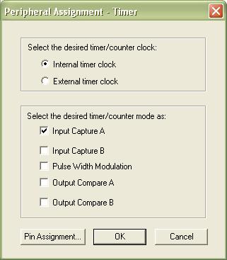 To configure Timer 0 (TIM0) Select the Timer 0 (TIM0) item from the List of the available peripheral(s) pane. Click on the Assign button.