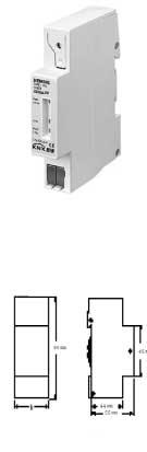 LCP3000EZ Lighting Control Line/Backbone Coupler N 140 The line/backbone coupler N 140 establishes a data link between two separate bus lines and galvanically separates these bus lines.