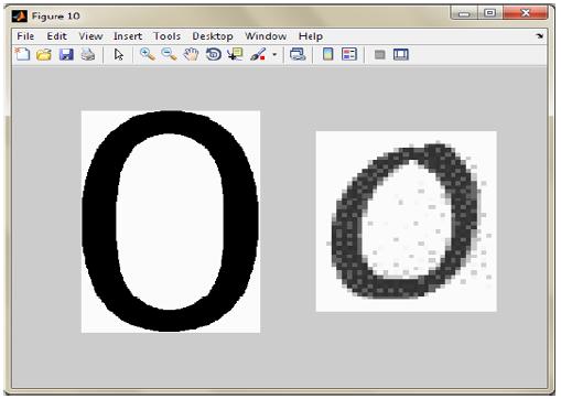 Figure (6): Image detection of the digit 0.