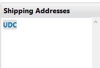 System Functions - Profile Setup - Shipping Address 0 7 8 9 STEP 7: STEP 8: STEP 9: Once selected, location will populate the