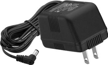Connect the AC adapter to the transmitter and plug into a standard power