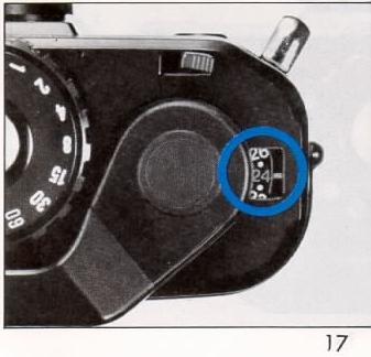 FILM ADVANCEMENT When the film end is reached the film advance lever may stop before the lever is fully turned. Do not force the lever. Stop winding at once and rewind the film.