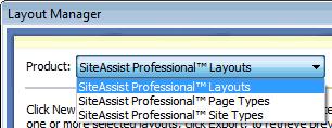 Layout Manager The Layout Manager provides users with the ability to manage their existing and custom layouts, as well as create new layouts.