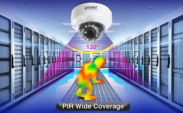 Product Features Passive InfraRed (PIR) Sensor The built-in PIR motion detection sensor in the ICA-4200V