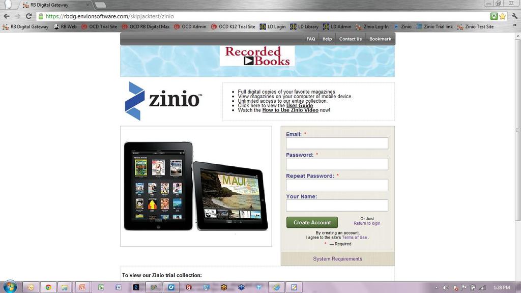Welcome to Zinio for Library Patrons.