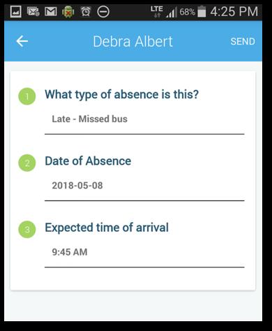 If SafeArrival tells you it is past the cut-off time for reporting absences for the current day, you will need to contact the school directly.