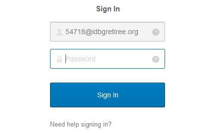iadb.org/extranethelp/how_to _Reset_Your_Password+-+Retiree+Self- Services.pdf 1.1) 1.2) 1.2) Enter your User ID in the login screen and click on SUBMIT button. 1.3) Click on Need help signing in?