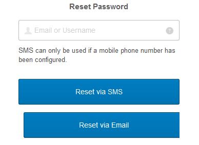 1. Forgot My Password Reset via SMS 1.