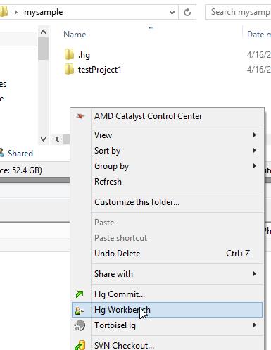 You can also just drag an existing project into the mysample folder.