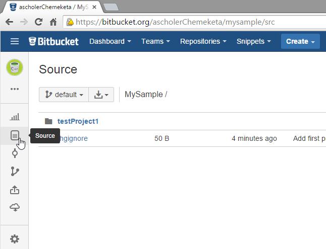 Go log into bitbucket and find your