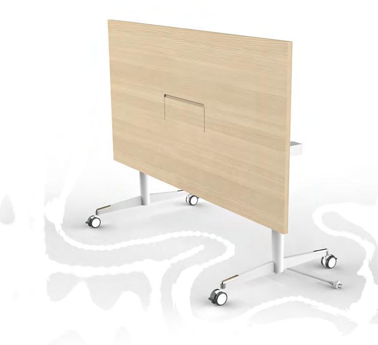 HoFFTABLE FLIP INTEGRATION HoFF frame can be combined with a worktop cable flip-up access hatch