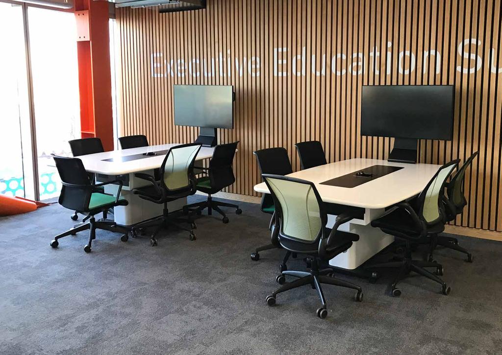 WorksZone Collaboration Table Fixed or height adjustable multi-functional collaborative tables for flexible learning and meeting spaces.