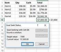 make the Amount increase, Press OK Results Scenario Manager Scenario Manager in Excel Scenario Manager is
