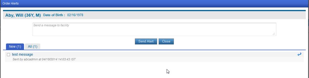 Steps To add view and acknowledge alerts i. Click on the alert count on the home page ii.