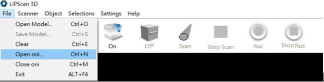 Offline scanning Step 1 Click graphic toolbar Rec to start recording and click Stop Rec to finish.