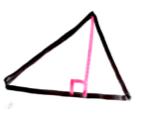 Altitude/Orthocenter of a Triangle ì DefiniDon: An Al#tude of a triangle is a