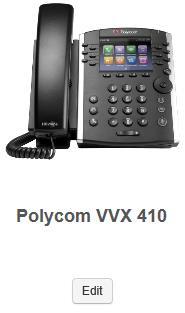 10.2 Polycom Phone Configuration To configure your Polycom telephone: Under Personal Details, click on the Devices link Click on the
