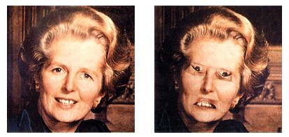 Observation 1: The Margaret Thatcher Illusion, by Peter Thompson http://www.wjh.harvard.