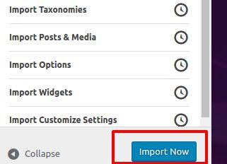 8.Now click on Start Import