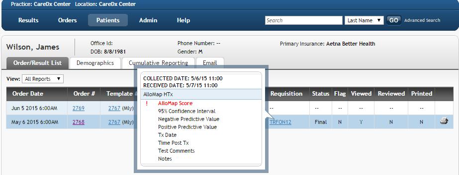 Next, you may double click Requisition Number in the screenshot above, indicted by the red arrow, to obtain a detailed report to save, print or email, as shown in the