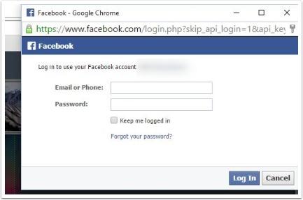 Add Images from Facebook. At the top of the Editor, select this option to log into your Facebook account. Log in, then navigate to your images folders within Facebook.