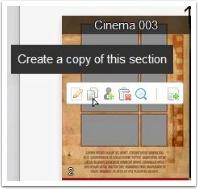 Duplicate a section Any section already on your ladder can be duplicated. Hover over the section on your ladder. Click on Create a copy of this section.