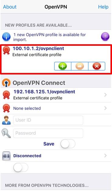 Virtual Private Network (VPN) Step2: Download the ovpnclient.