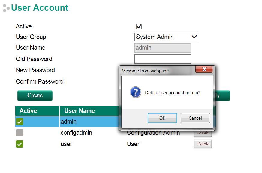 Password and Login Policy With password and login policy function enabled, administrators can set up complex