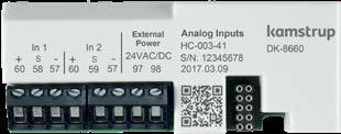 Description HC-003-41 is an all-round analog input module for use in the MULTICAL 603 energy meter.