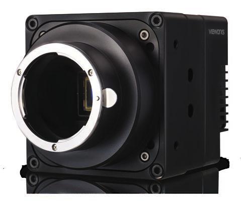 These cameras are ideal for industrial applications such as FPD inspection and microscopy. * No mount or F-mount is available with VP Series.