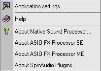 Presets > - Pressing this button shows a pop-up menu with the following items: [All presets >] - Selecting this item will open a submenu that lists all available internal VST presets of a plugin