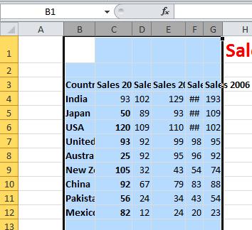 Excel 2013 Foundation Page 46 Double click on the junction between one of the column headers within the