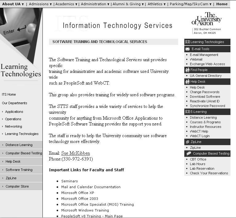Chapter 14 : Locating PeopleSoft Training and Documentation on the Web The home web page of Software Training and Technological Services contains links to PeopleSoft version 8 instructions: Seminars
