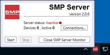 SMP Network Setup The following procedure outlines how to connect the Ground Master Monitor to SMP via a local area network (LAN). SMP must be installed to a PC prior to using this procedure.