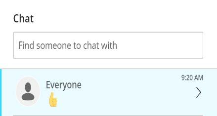 Supervised Private Chat Chats can be moderated, but this option must be selected BEFORE the session starts.