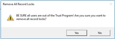 Locks will exit everyone from the Trust program without