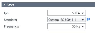 Once this has been done, the new customized rule set will automatically appear in the list of selectable standards in the test configuration.