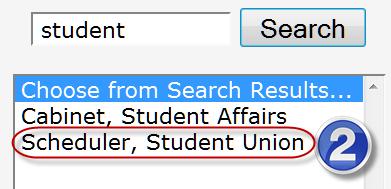 Option 1: Contacts Associated with this Event (Figure 1), see step 10 OR Option 2: Search for Contact (Figure