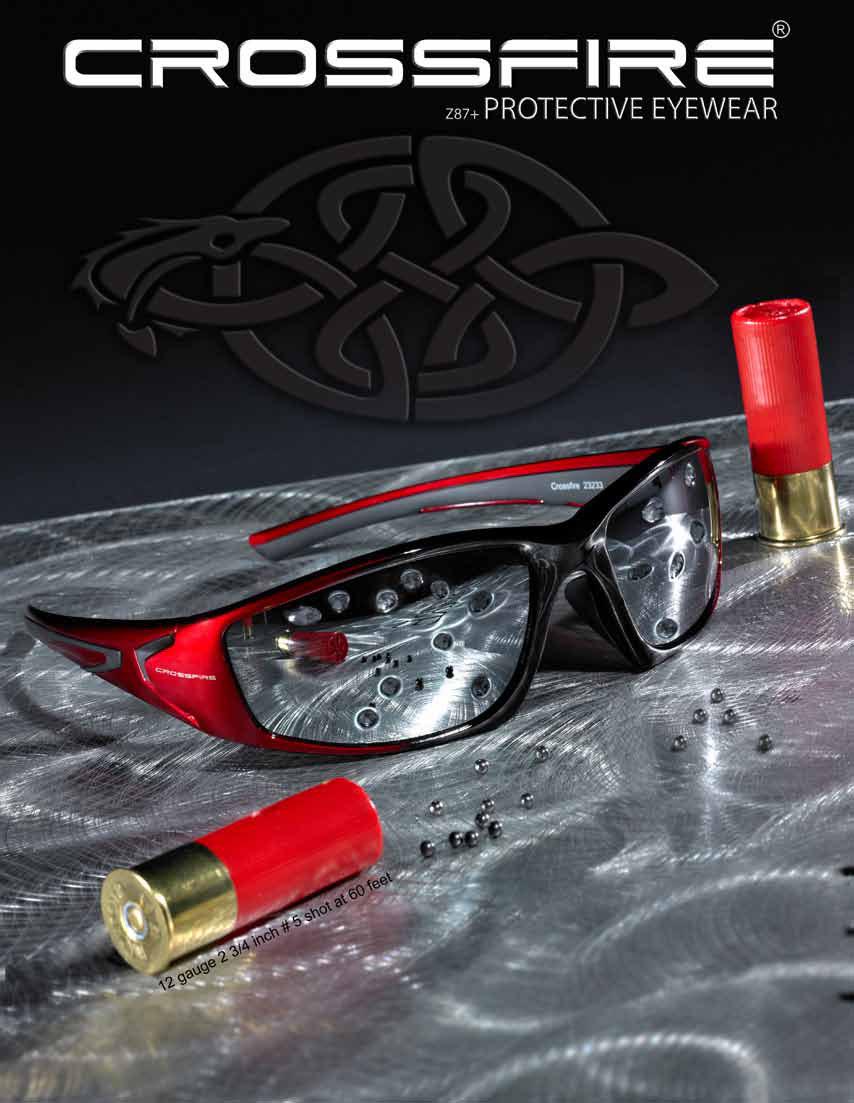 PROTECTIVE EYEWEAR * This glass was shot in a controlled environment