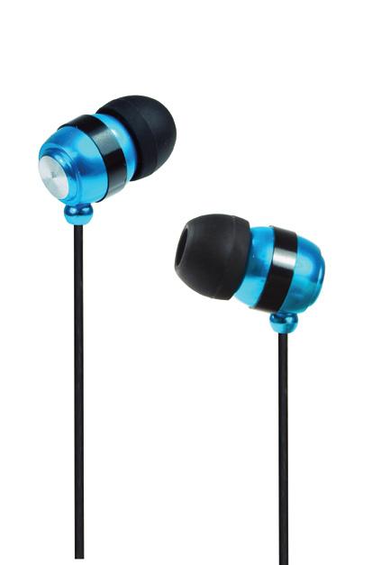 Metallic Earbuds Item no. : HS-239 - Driver diameter: 8 mm - Impedance : 16 Ohms +/- 15% - Frequency range 20Hz - 20KHz - Power : 10mW - Cable Length : 1.2 meters - Plug type : 3.