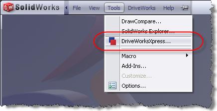 Starting DriveWorksXpress Let s see how we can automate this part and drawing set with DriveWorksXpress.